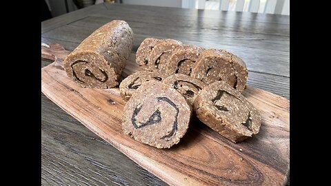 No Bake Rum Chocolate Log