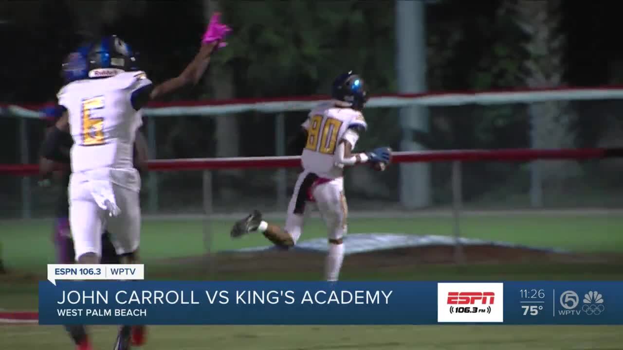 John Carroll scores first win over King's Academy