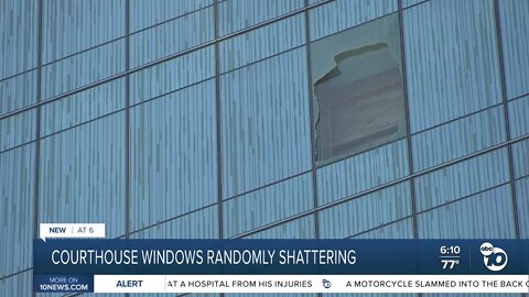 San Diego Courthouse windows are spontaneously shattering and it's unclear why