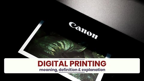 What is DIGITAL PRINTING?