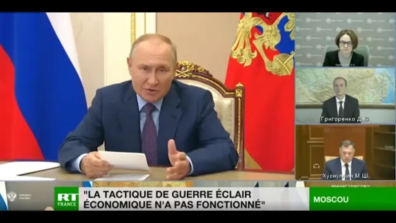 DPX Selon Vladimir Poutine, l’économie russe résiste aux sanctions occidentales