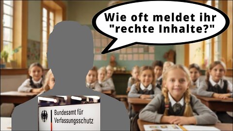 Verfassungsschutz an Schulen - "Rechte Inhalte melden"@Demos Kratos🙈🐑🐑🐑 COV ID1984