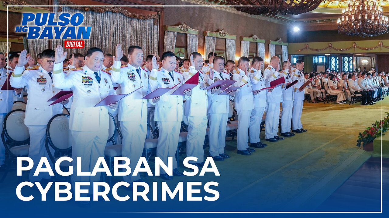 Mga bagong na-promote na PNP officials, hinimok ni PBBM na bigyang atensyon ang cybercrimes