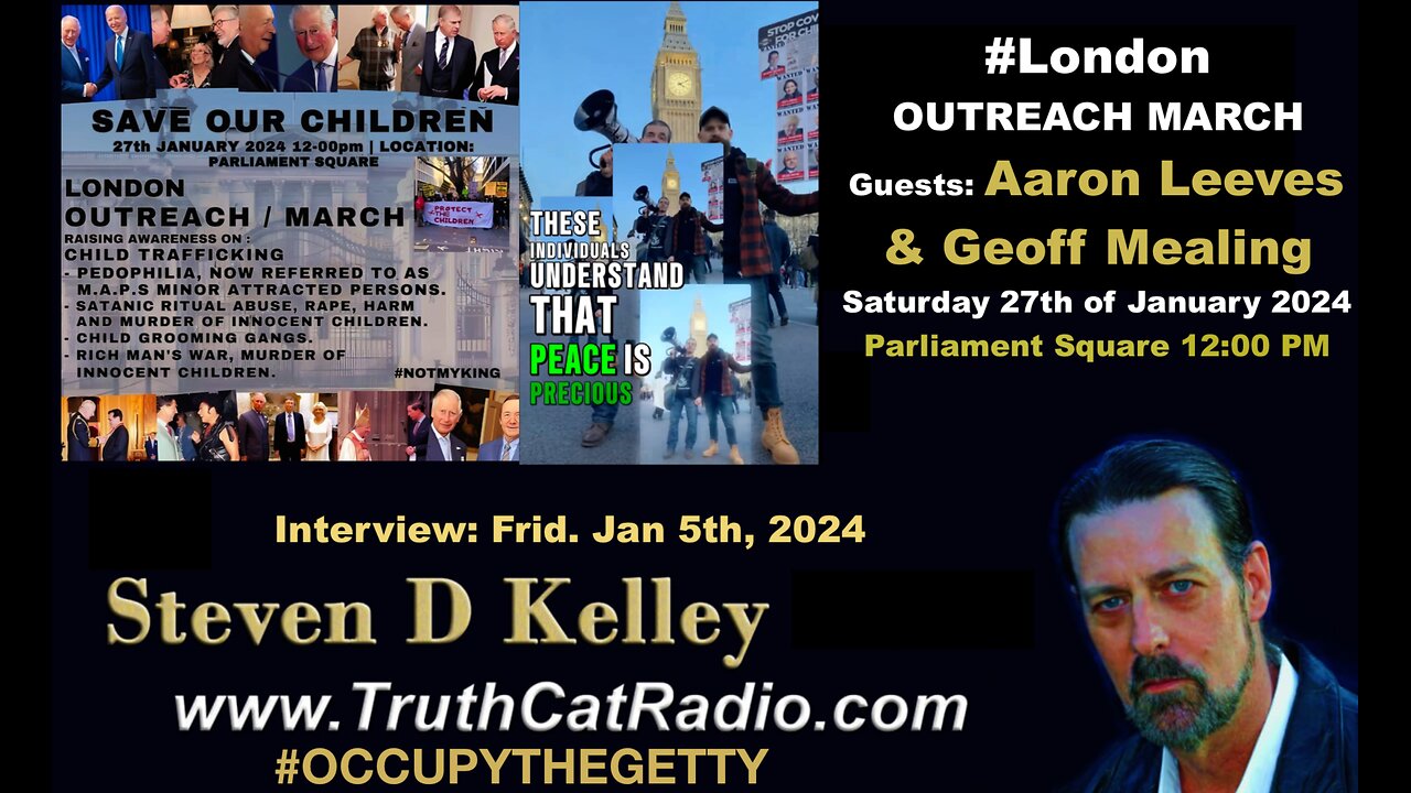 OCCUPY THE GETTY #LONDONOUTREACH the 27th of January 2024 @StevenDKelley @AaronLeeves@GeoffMealing