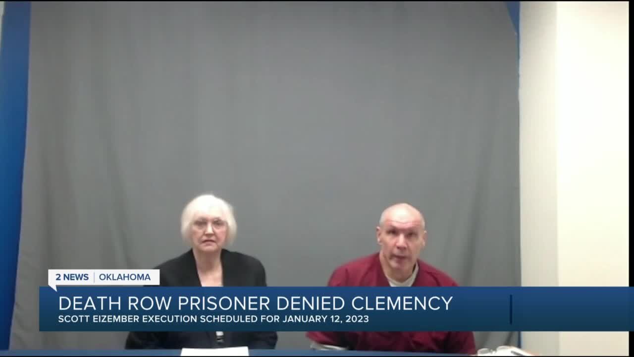 Clemency denied for Oklahoma death row inmate Scott Eizember