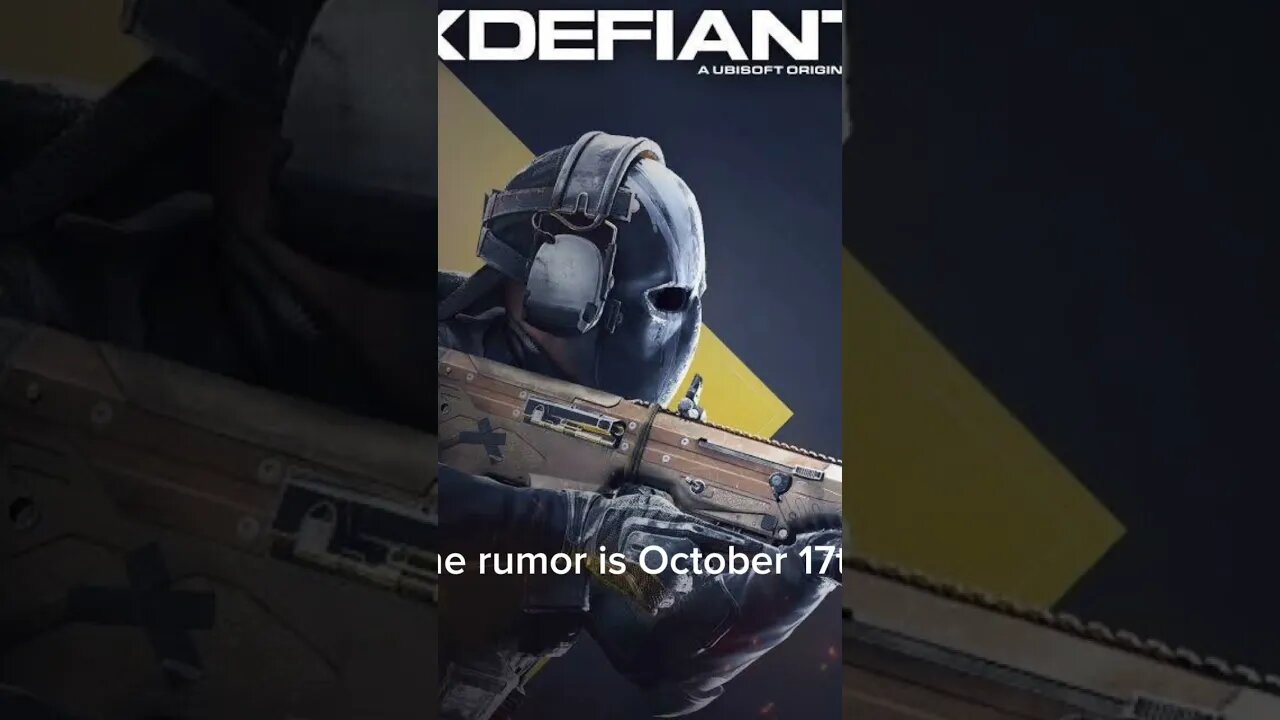 RUMOR RELEASE DATE FOR XDEFIANT!! #shorts