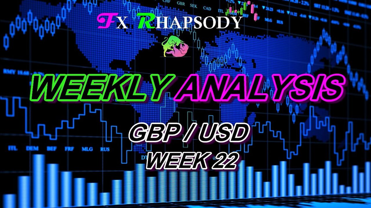 WEEKLY ANALYSIS WK22 PART 1 : GBP/USD