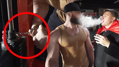 I Handcuffed Brad Martyn and Ripped Darts in His Gym! - Deleted Stevewilldoit Video 