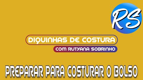 Como Preparar o Bolso Traseiro Antes de Costurar - DEP 44