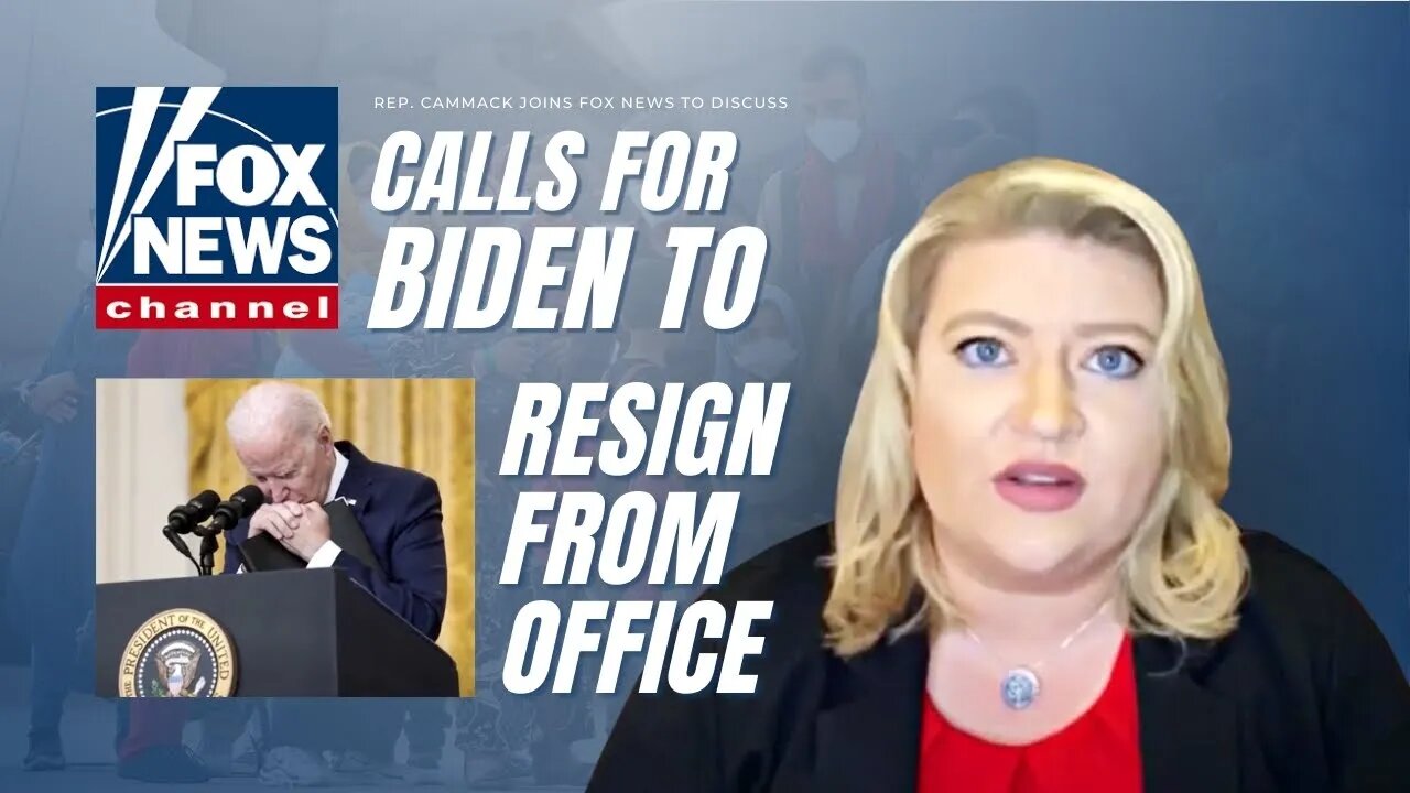 Rep. Cammack Joins Fox News To Discuss Calls For Biden's Resignation & Hurricane Ida