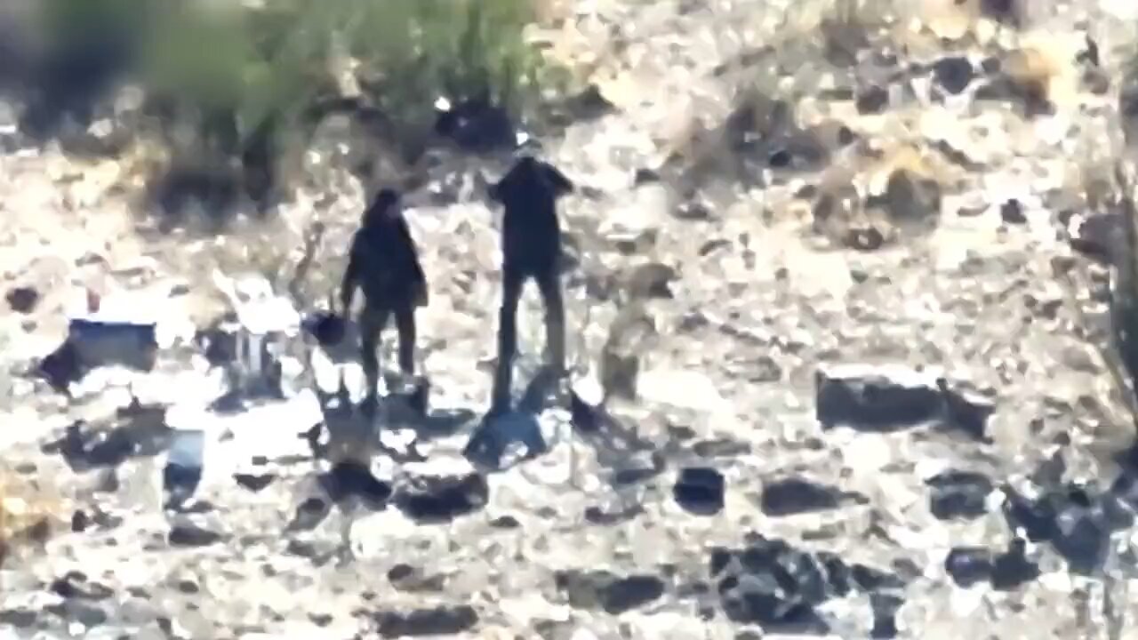 Cartel members trying to shoot down American drone