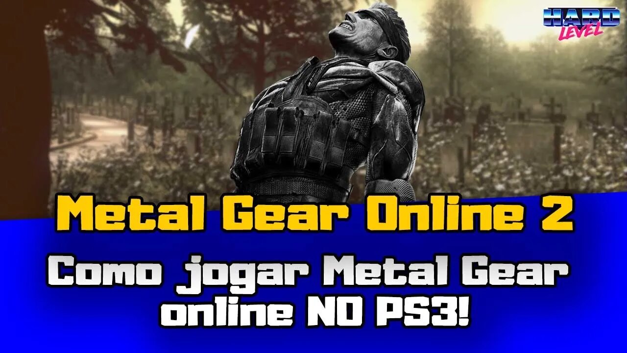 Como jogar Metal Gear Online no PS3!