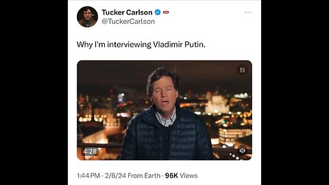 Tucker in Russia preview. 🇺🇸🇺🇸🇺🇸
