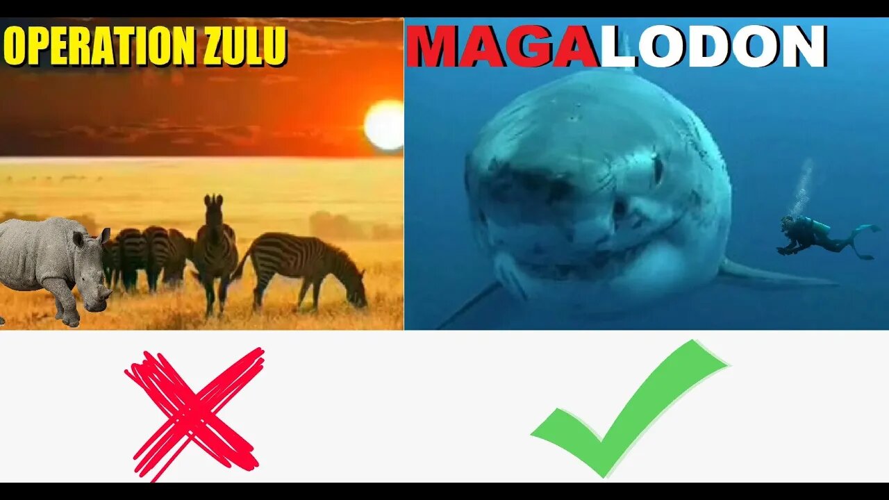 OPERATION ZULU vs THE MAGALODON. Which side are YOU on? You can tell who is joining Operation Zulu