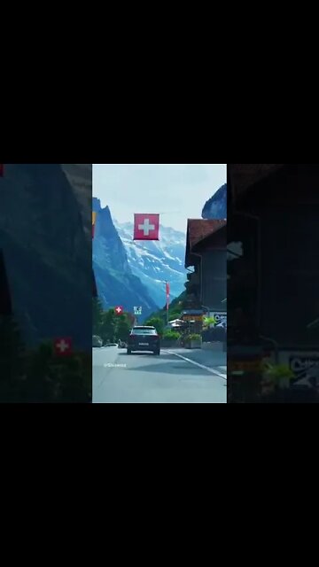 Drive through Lauterbrunnen Valley in Switzerland! … Travel Hotels Flights Vacation Trip Travel