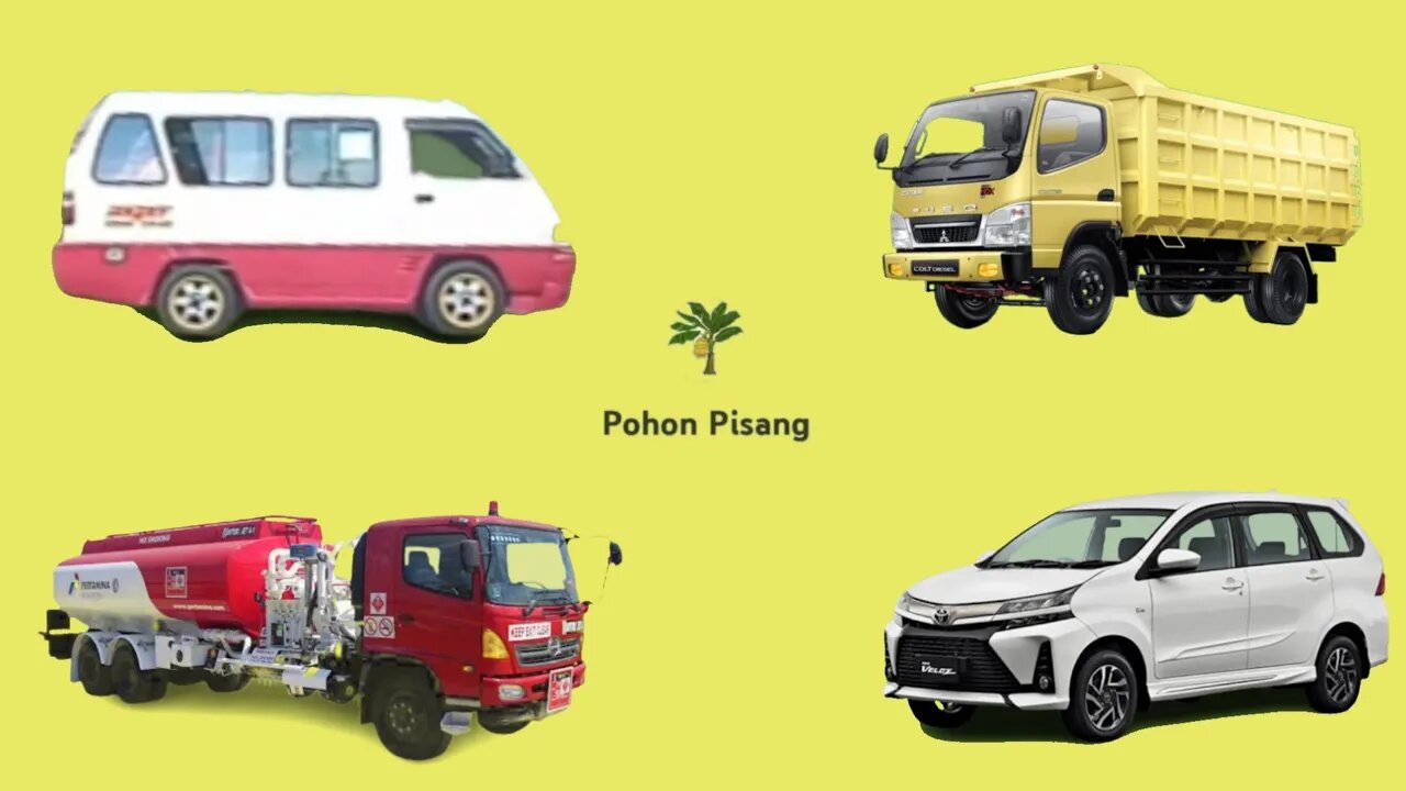 Tebak Gambar Mobil Truck Tangki, Dump Truck, Angkot, Avanza