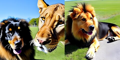 Dog Thinks It's a Lion