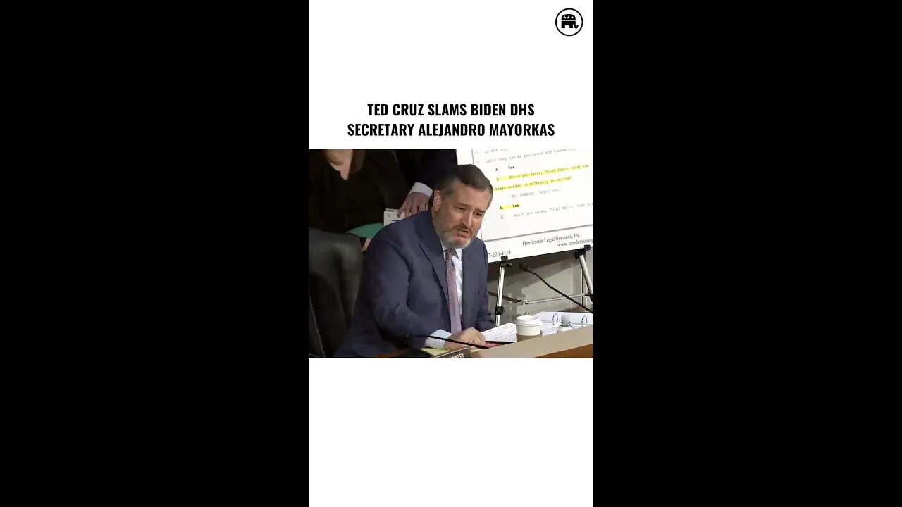 Ted Cruz Slams Mayorkas