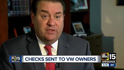 Checks sent to Volkswagen owners