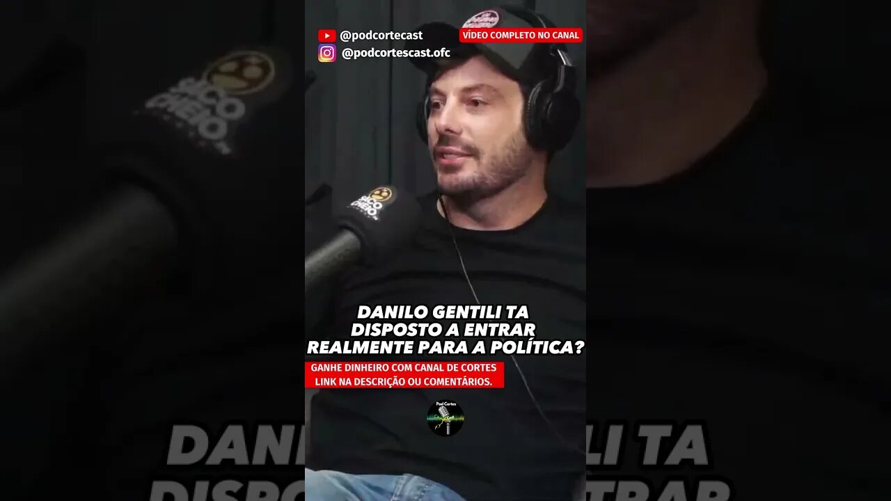 DANILO GENTILI FALA SE ESTÁ DISPOSTO A SER CANDIDATO #shorts #danilogentilli #danilogentili