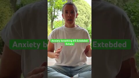 Extended exhale to help anxiety #breath #breathingexercises #breathwork #mindfulness