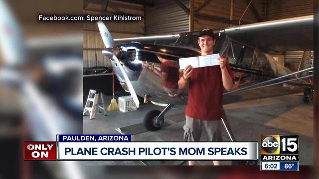 Plane crash pilot's mom speaks to ABC15