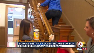 School district closes because of flu