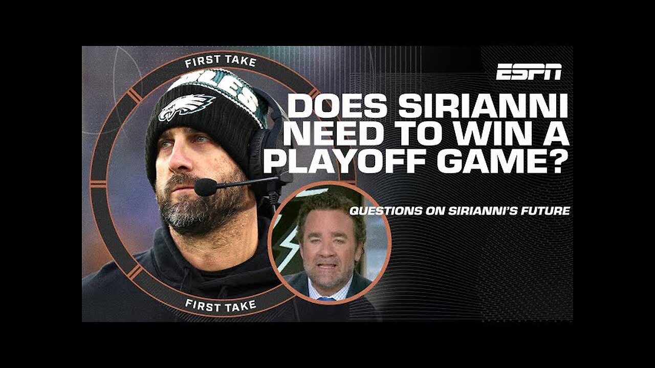 'IT BLOWS MY MIND' 🤯 Jeff Saturday reacts to QUESTIONS about Nick Sirianni's future! 🧐 | First Take