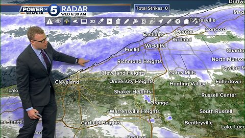 Intense snow squalls moving in during commute