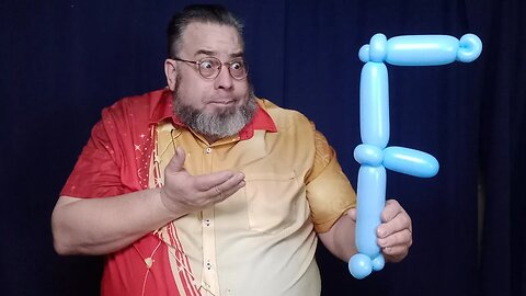Day 84 - How to make the letter F out of Balloons