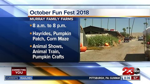 Final days of October Fun Fest at Murray Farms