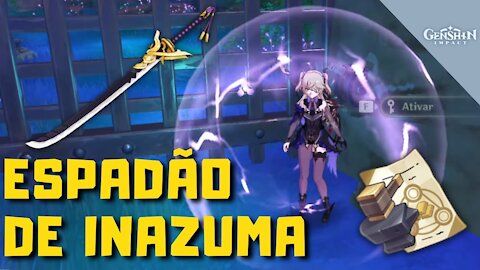 Como obter o novo espadão de Inazuma - Genshin Impact