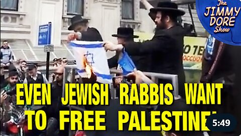 Rabbis Burn Israeli Flag! - Jimmy Dore 26 Nov 23