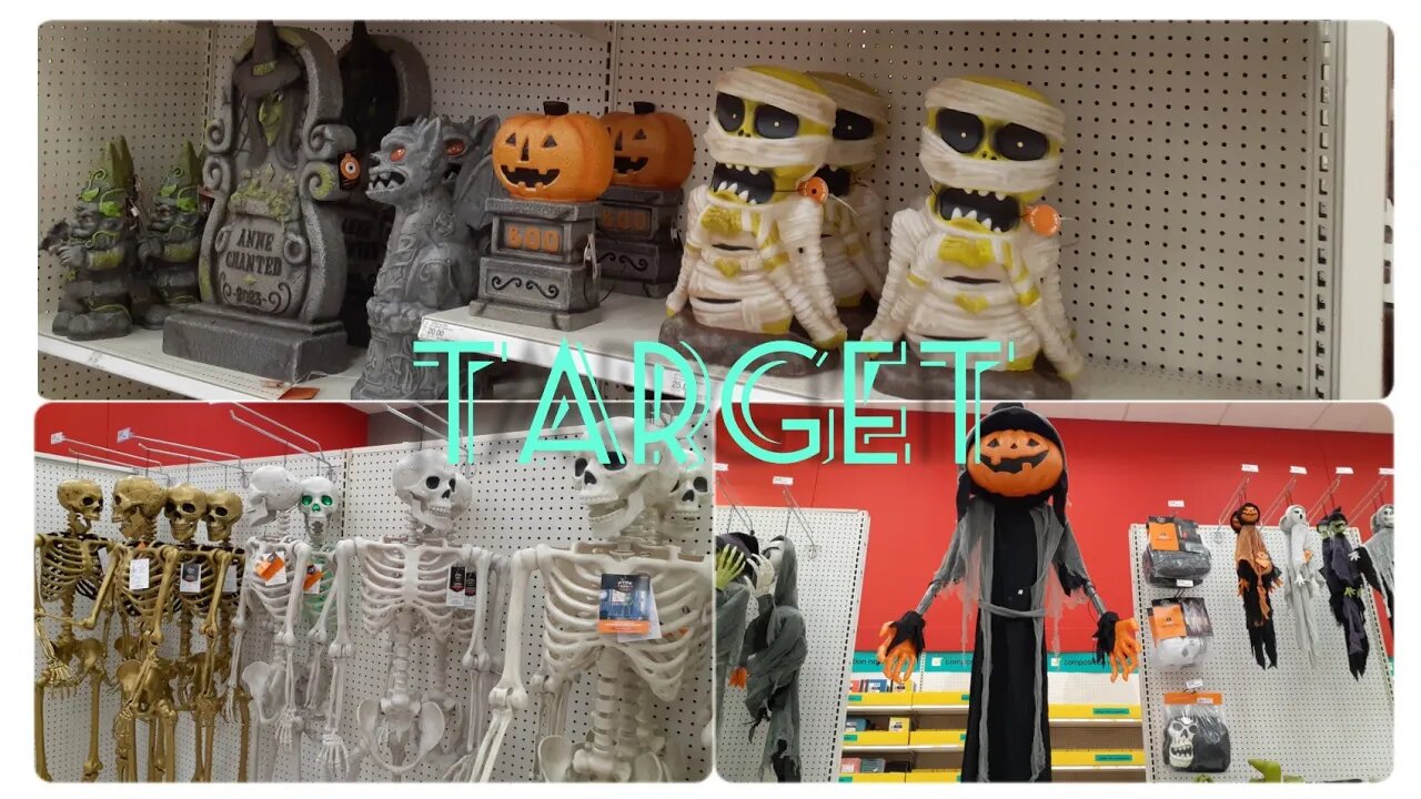 TARGET Halloween 2023 Walkthrough- BEST Quality CHEAP SKELETONS!!