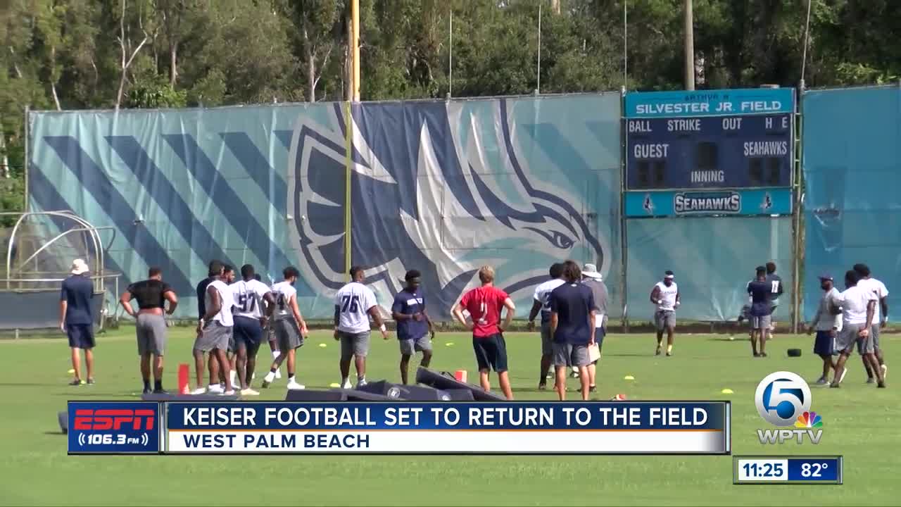 Keiser Football ready to play again 9/18