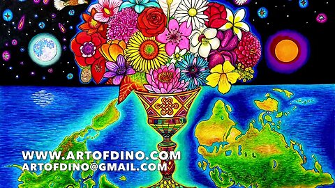 FLOWERS of WAR! - NEW ART! A Beautiful Bouquet of World Power Flowers - Designed to www.SAVEeARTh.us