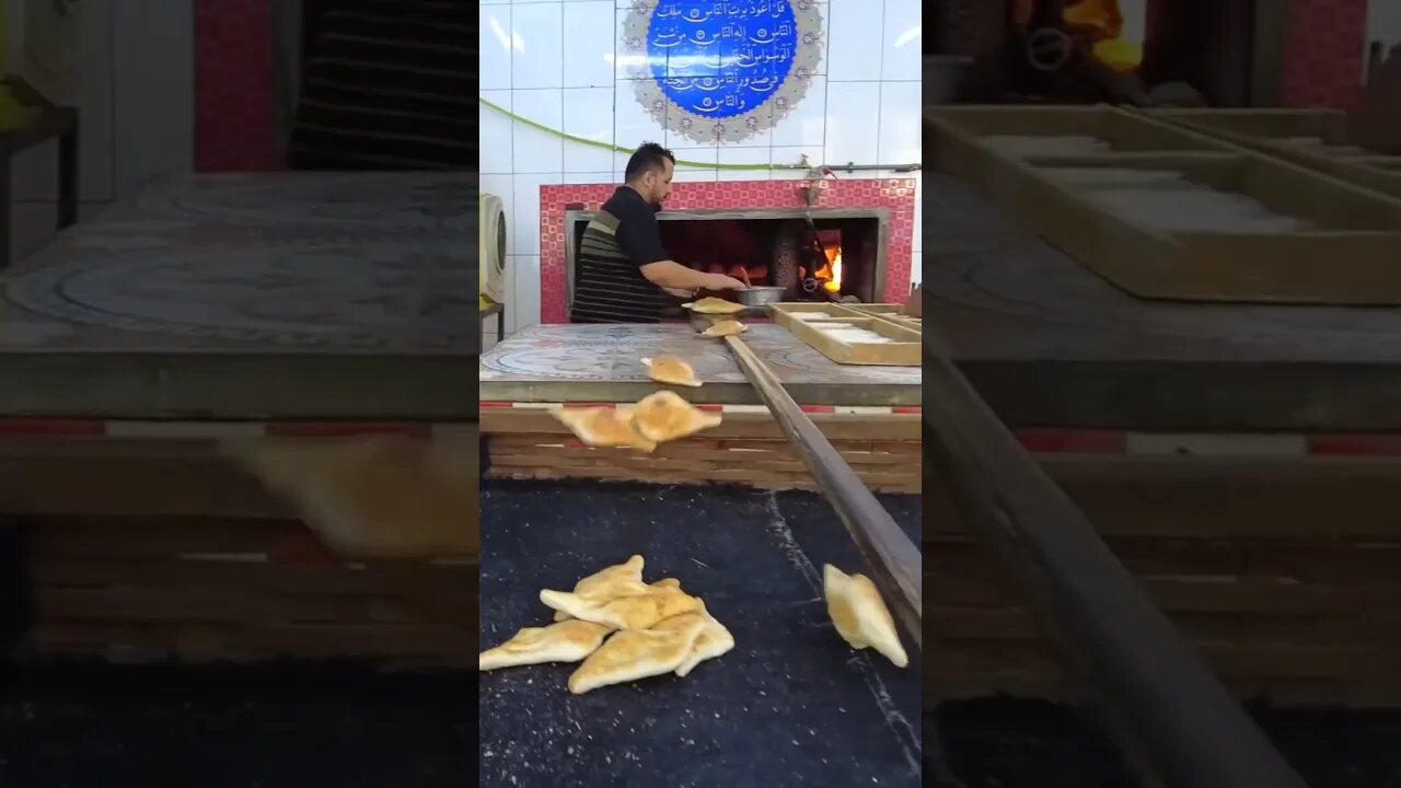 Iraqi “Samoon” bread #iraq #baghdad #travel