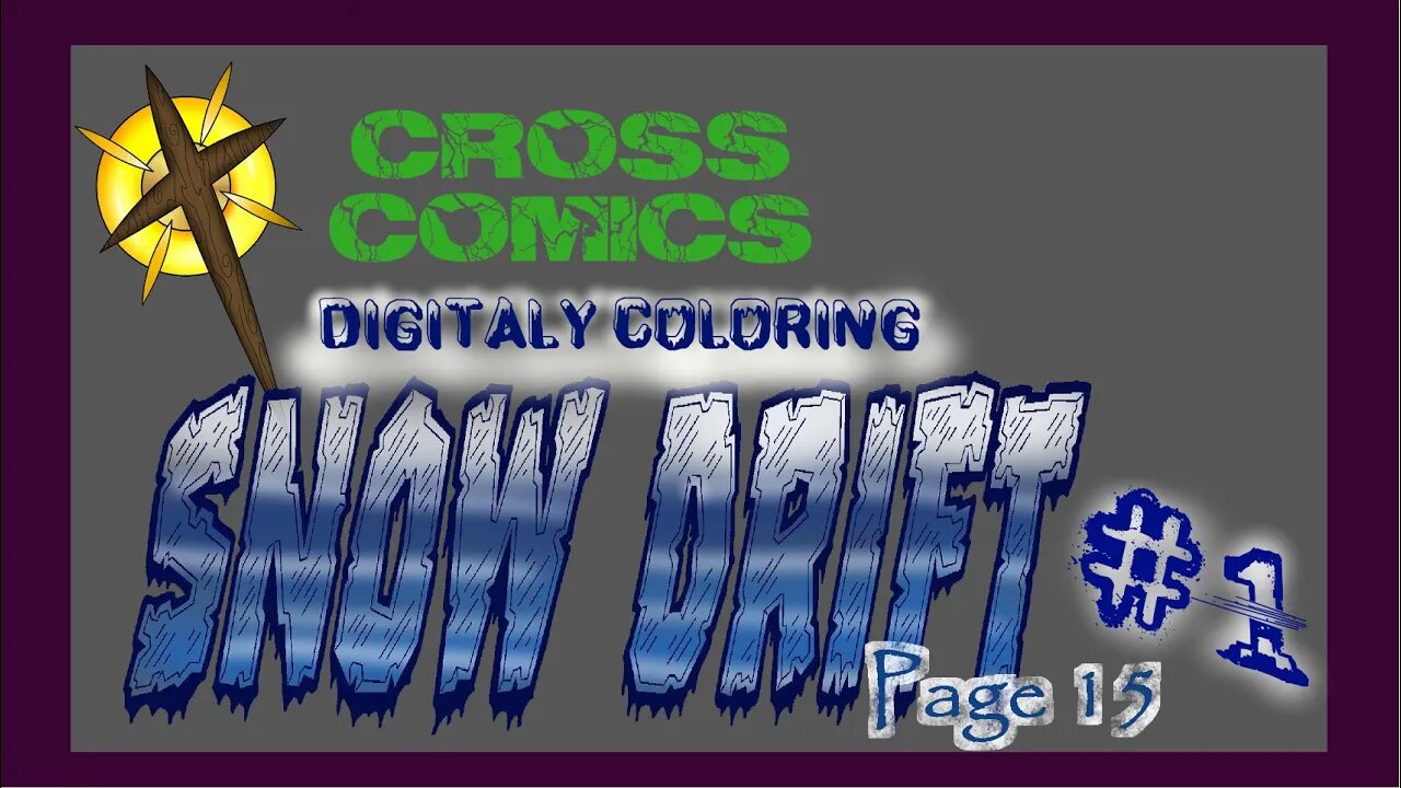 Digital Coloring Snow Drift #1 Page 15