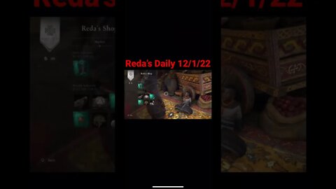 Reda’s Daily 12/1/22