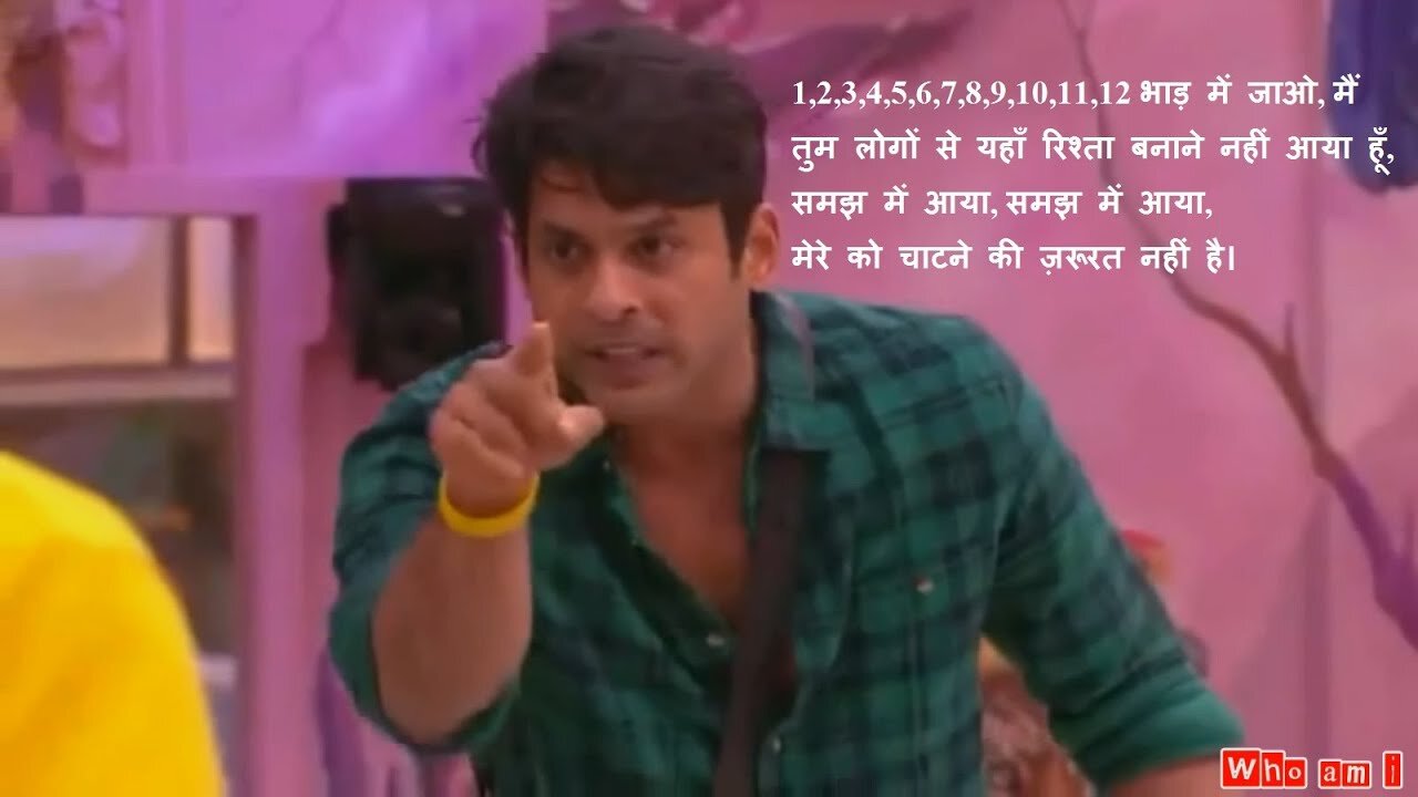 Siddharth shukla best dialogue of bigboos 13