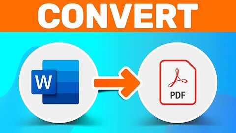 How To Convert Word Document To PDF In Laptop