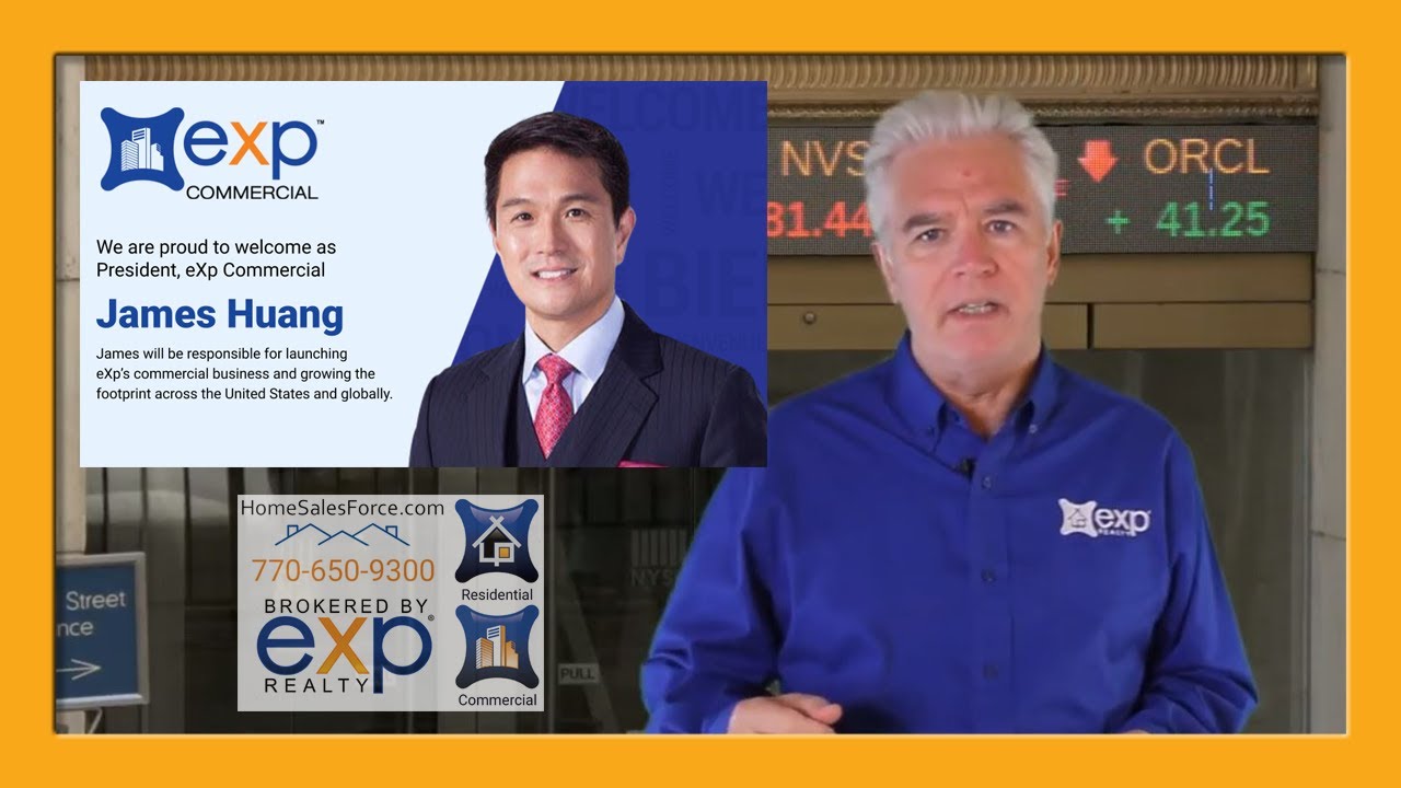 James Huang📣📣📣new president of the eXp Realty Commercial Division
