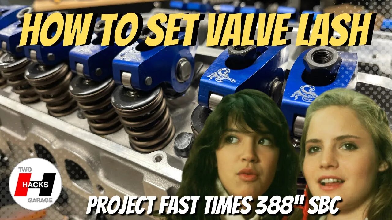 Simple! How to Set Valve Lash On Scorpion Rockers, 388” Small Block Chevy! #howto