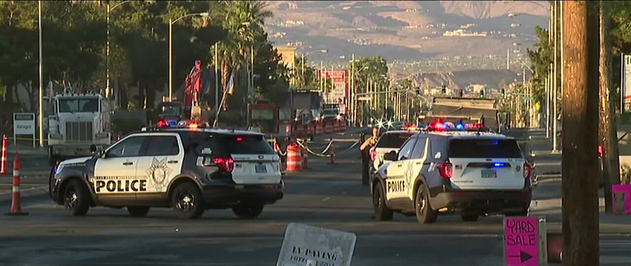 Vegas PD: Pedestrian taken to hospital after struck by vehicle