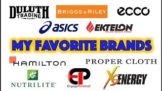 My Favorite Brands