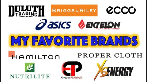 My Favorite Brands