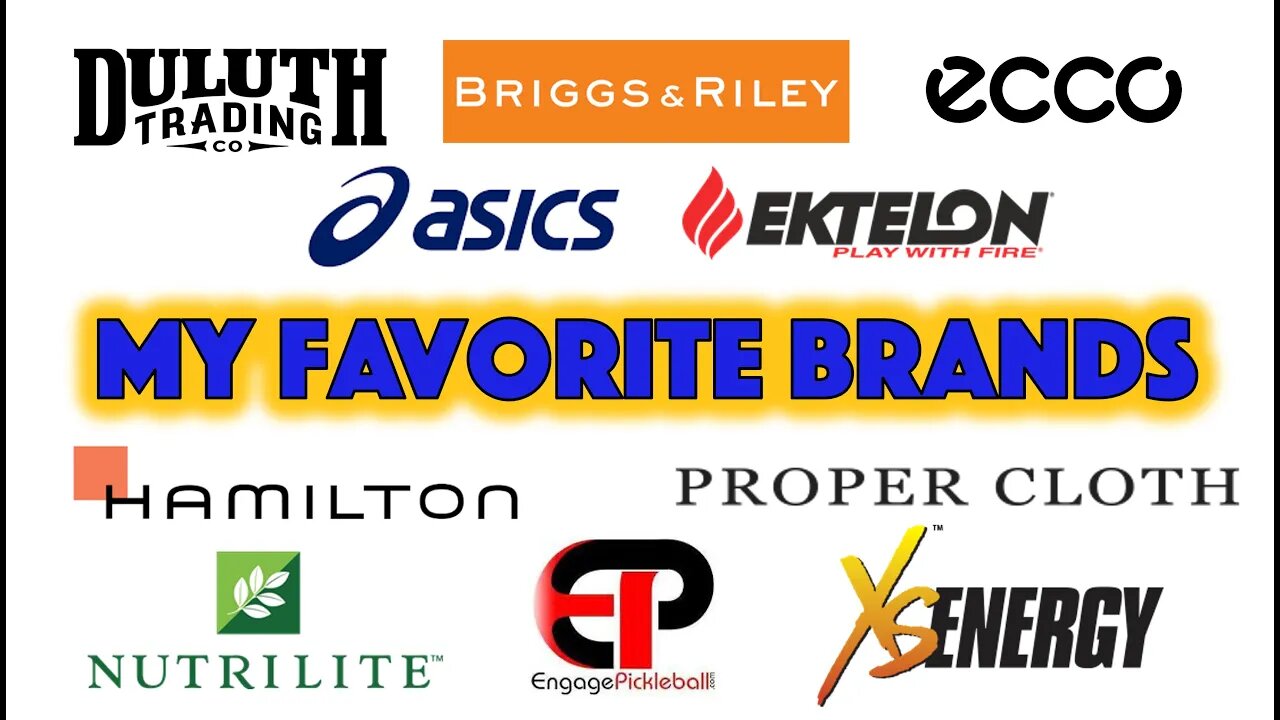 My Favorite Brands