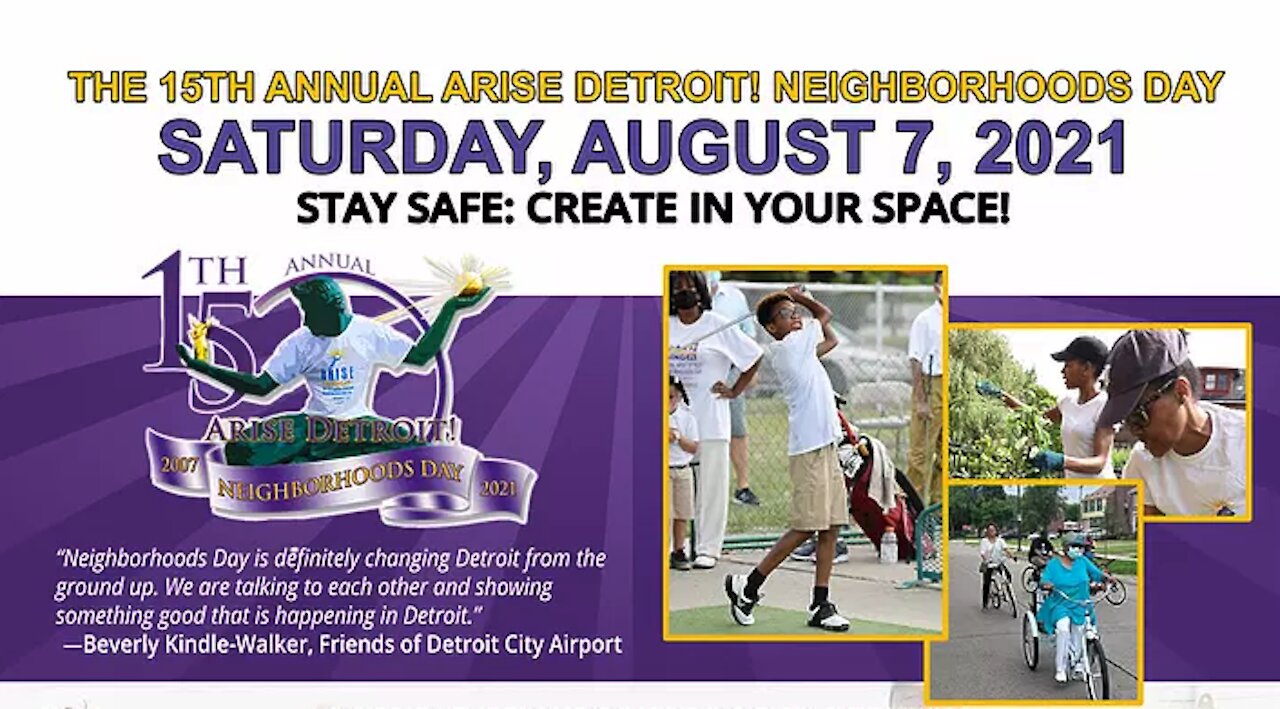 ARISE Detroit! prepares for Neighborhoods Day clean-up