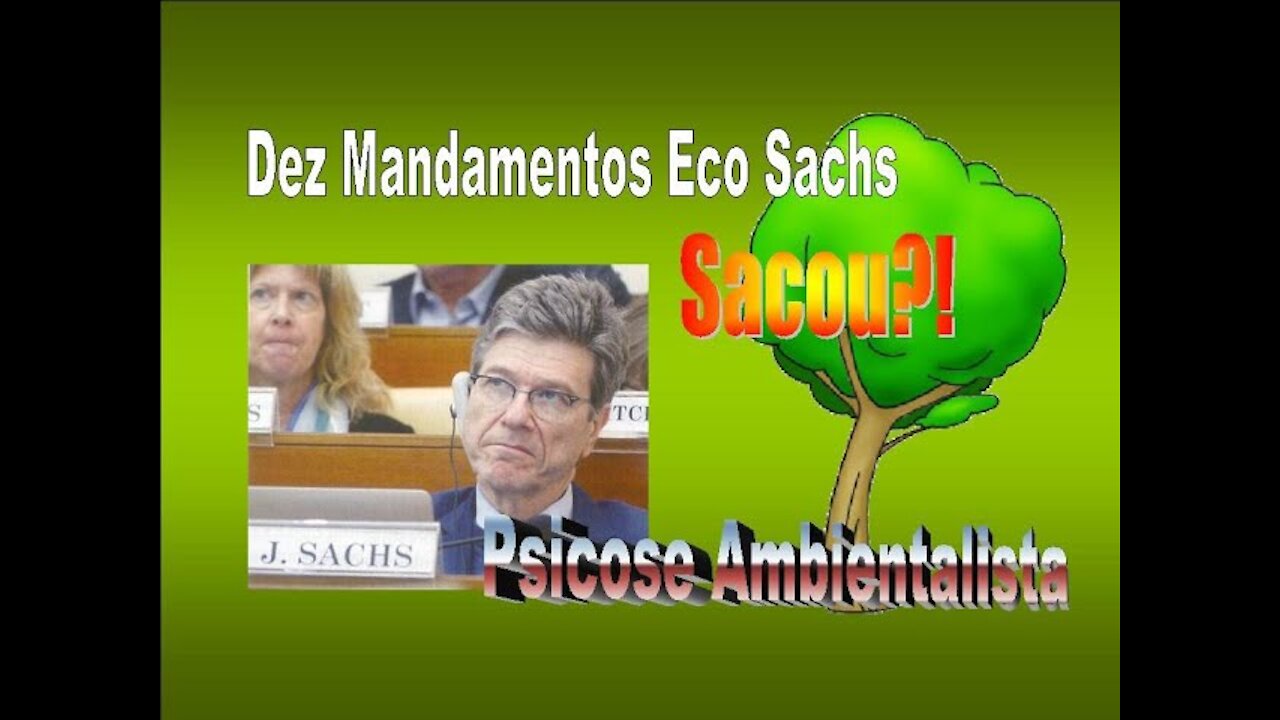 Dez Mandamentos Eco Sachs... Sacou?!