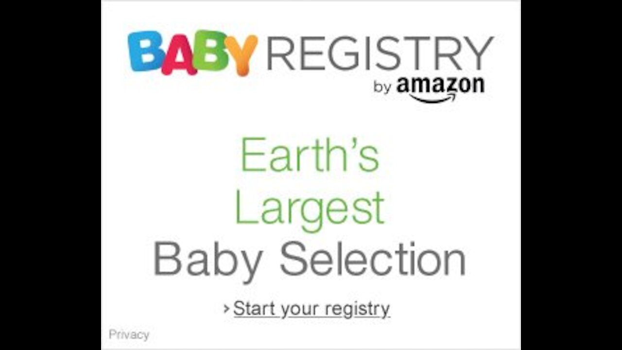 Amazon baby registry welcome box unboxing